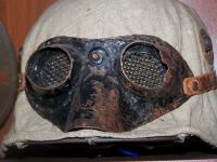 Schutzbrille für Sturmtruppen vermutlich Eigenentwicklung aus einer Mensurbrille 2 Schutzbrille für Sturmtruppen vermutlich Eigenentwicklung aus einer Mensurbrille 2
